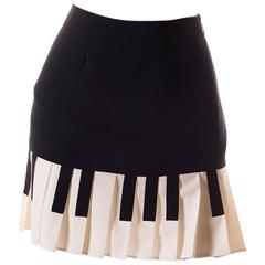 Moschino Cheap and Chic Piano Key Skirt