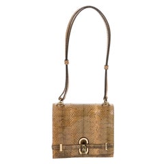 Gucci by Tom Ford mini lizard bag with gold tone hardware