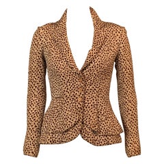 Molyneux Haute Couture Patterned Silk Jacket 