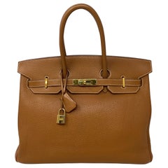Hermes Birkin 30 Goldtasche