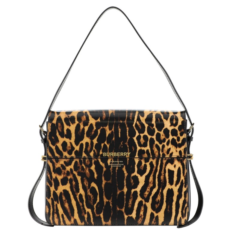 Burberry Grace Flap Bag Printed Leather Large For Sale at 1stDibs | burberry  large grace bag