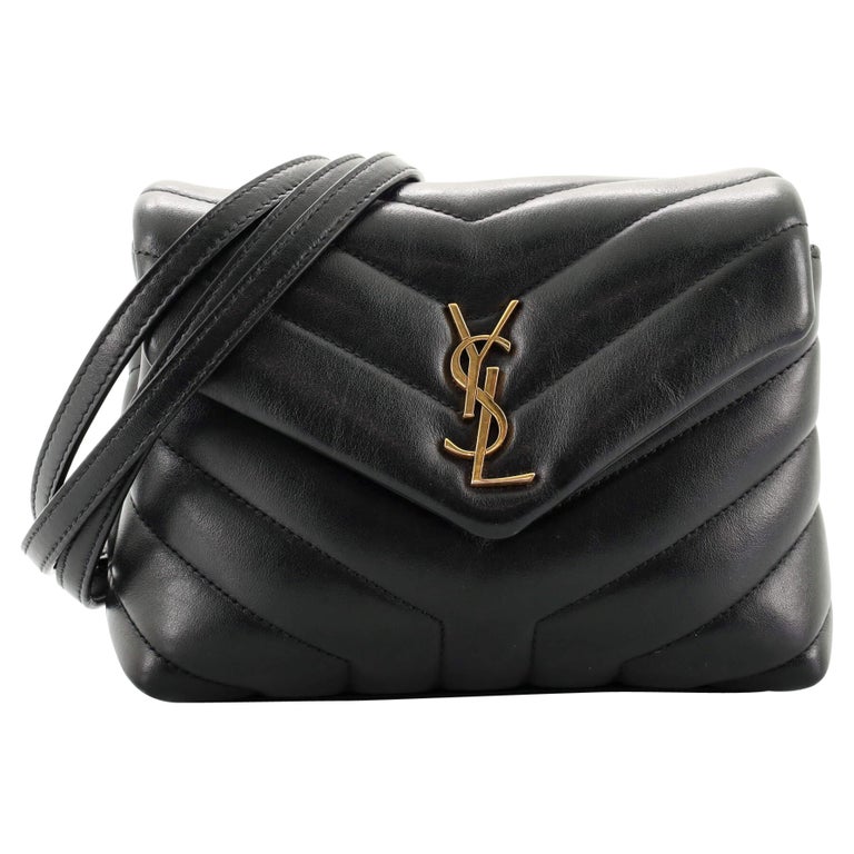 Saint Laurent LouLou Shoulder Bag Matelasse Chevron Leather Toy For