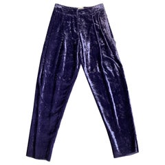 Pantalones de terciopelo vintage Krizia