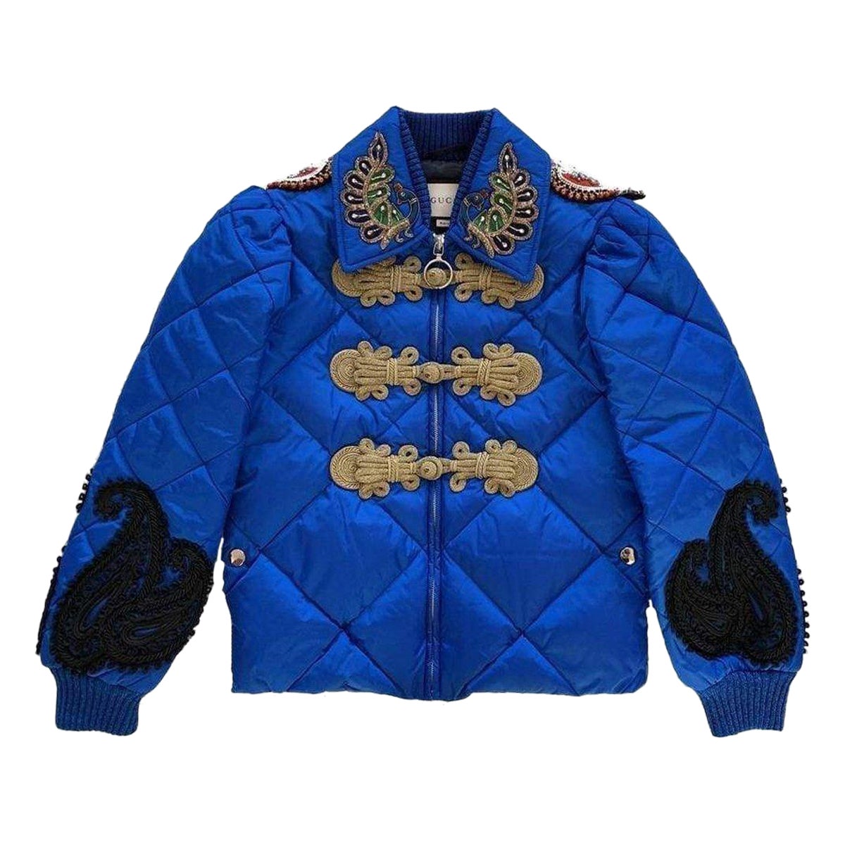 Gucci Quilted Bomber Jacket IT38 For Sale