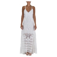 Morphew Atelier White Vintage Lace Dress