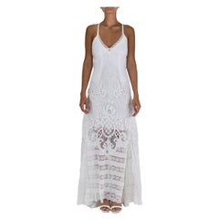 MORPHEW ATELIER White Vintage Lace Dress