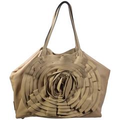 Valentino Beige Petale Dome Tote