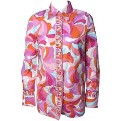 Classic Pucci Print Cotton Blouse 6