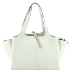 Celine Tri-Fold Shoulder Bag Grained Calfskin Small