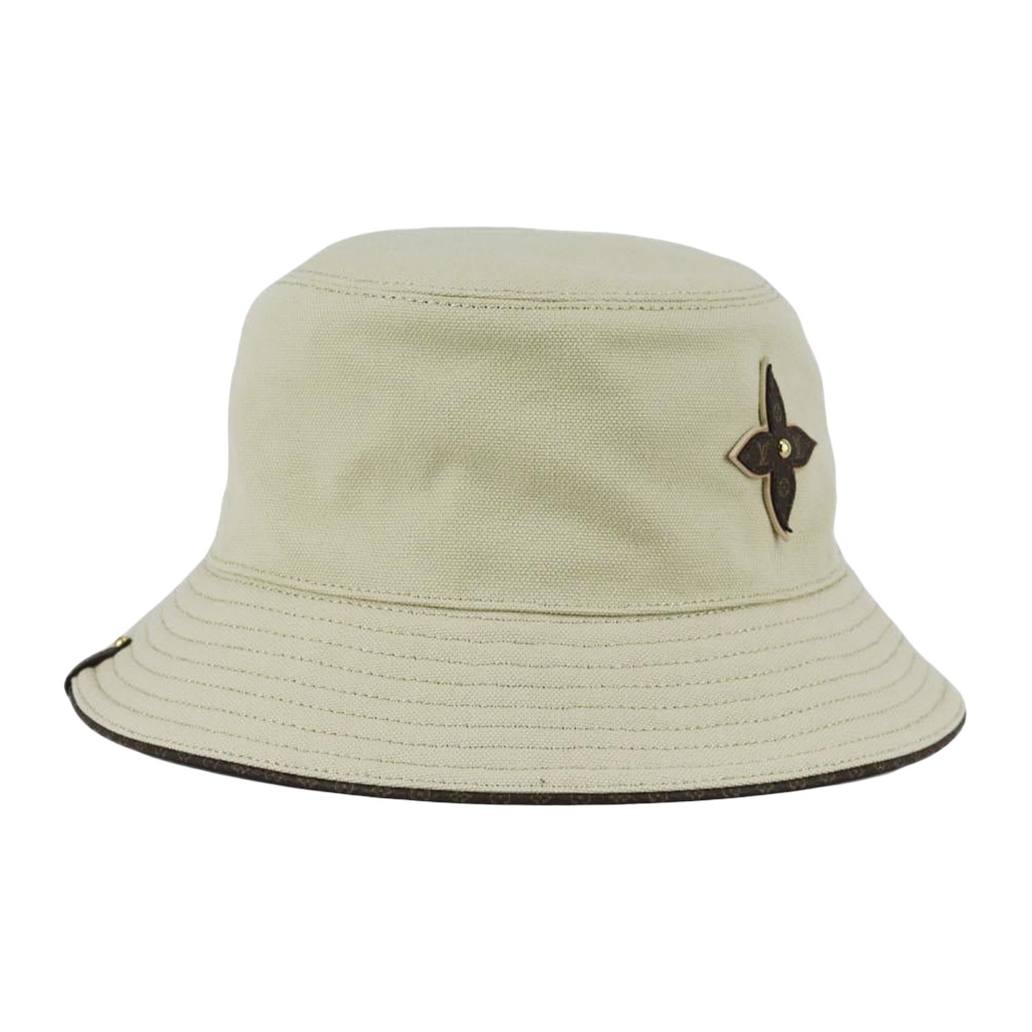 Louis Vuitton Reversible Monogram Denim Bobbygram Bucket Hat Fisherman Cap  For Sale at 1stDibs