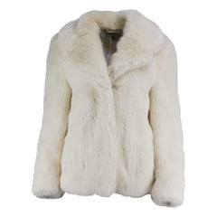 Stella Mccartney Oversized Faux Fur Jacket It 38 Uk 6