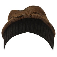 Gucci Brown black wool hat