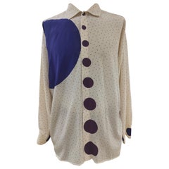 Gianni Versace polka dot shirt