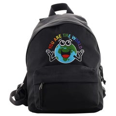 Balenciaga Explorer Backpack Embroidered Nylon Small