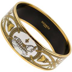 Hermes Bracelet Grand Apparat Plaque White Gold 2016