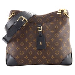 Louis Vuitton Odeon NM Handbag Monogram Canvas with Leather MM