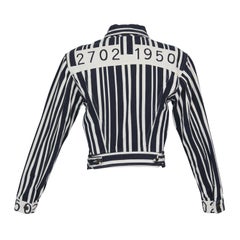 Vintage MOSCHINO Barcode Novelty Jacket