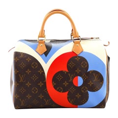 Louis Vuitton Speedy Bandouliere Bag Limited Edition Game On Monogram Canvas 30
