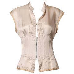 Prada 1990er Schnür-Bustier-Tanktop