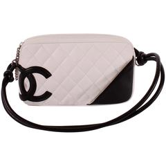 2005 Chanel Ligne Cambon Bowler Bag - black/white