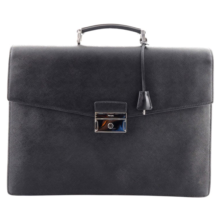 At Auction: PRADA attache-/laptop bag