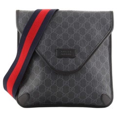 Gucci Envelope Web Messenger GG Coated Canvas Medium