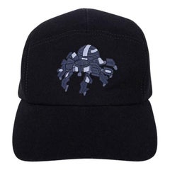 Hermes Spider Robot Limited Edition Cashmere Black Cap Hat 60