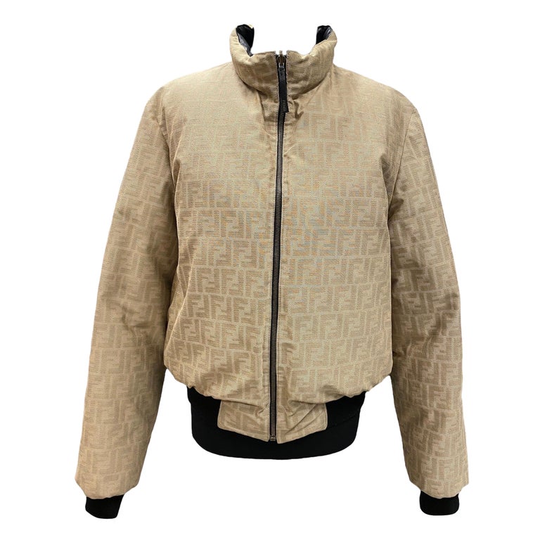 Fendi Bomberjacke mit doppeltem Gesicht im Angebot bei 1stDibs