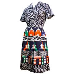 Set camicia e gonna Lanvin anni '70