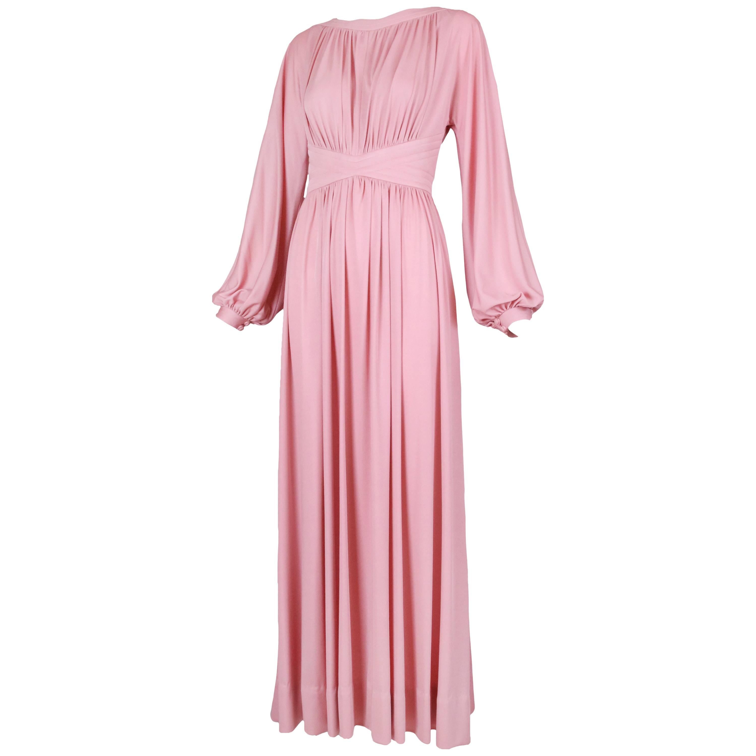 Donald Brooks Rose Pink Jersey Dress