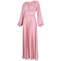 Vintage Donald Brooks Rose Pink Jersey Dress