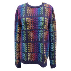 Pull bleu Hollywood multicolore Gucci