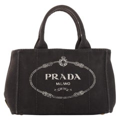 Prada Canapa Tote Canvas Mini