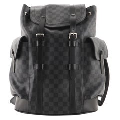 Louis Vuitton Christopher Backpack Damier Graphite PM Exterior Material: 