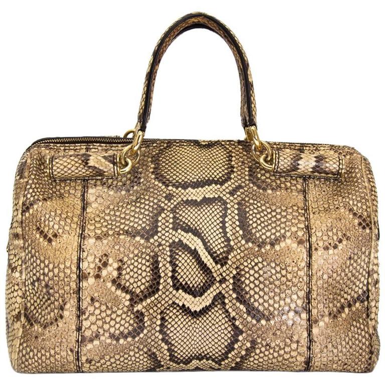 Dolce And Gabbana Python Miss Sicily Bowling Bag at 1stDibs | dolce ...