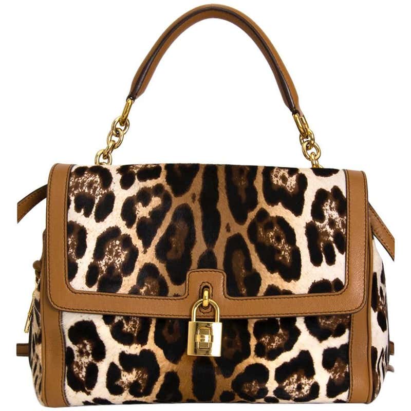 Dolce and Gabbana Leopard Print Bag at 1stDibs