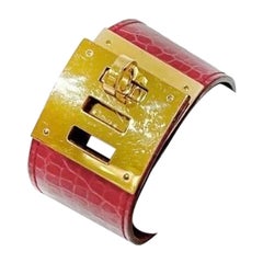 Hermes Red CDC Alligator Cuff (2009)