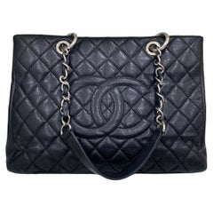 Chanel Gst Grand Shopping Tote - 32 For Sale on 1stDibs