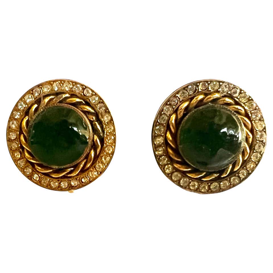 Vintage YVES SAINT LAURENT Ysl Clam Shell Earrings at 1stDibs | shell ...