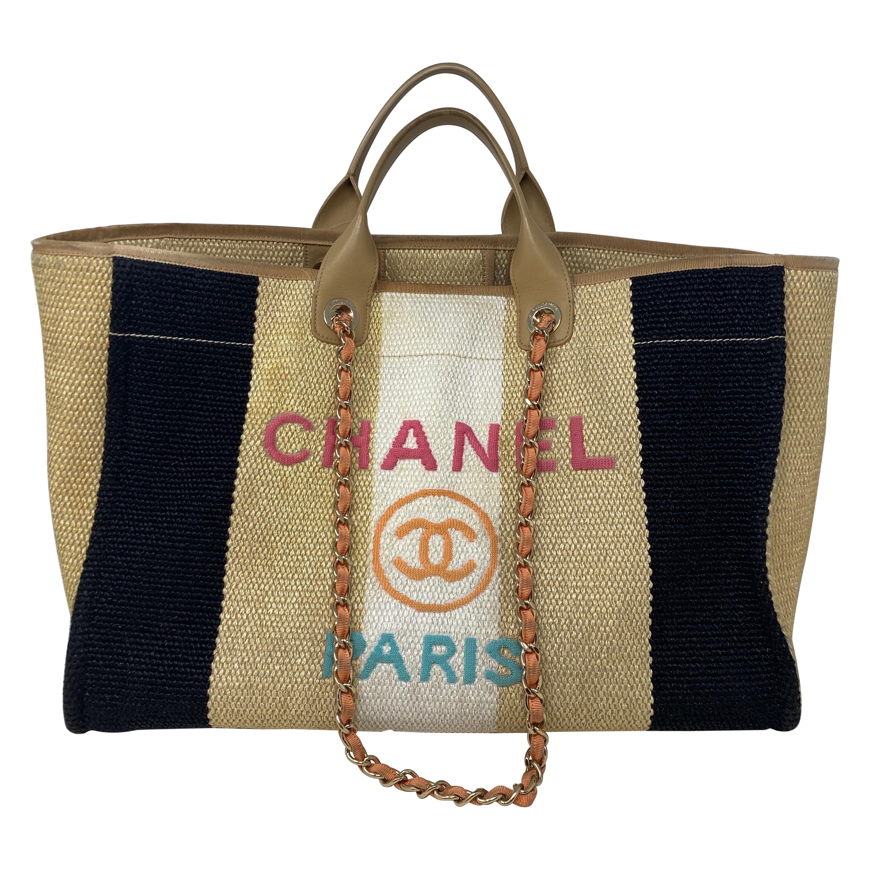 Chanel Deauville Bag For Sale at 1stDibs