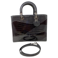 Christian Dior Crocodile Lady Bag
