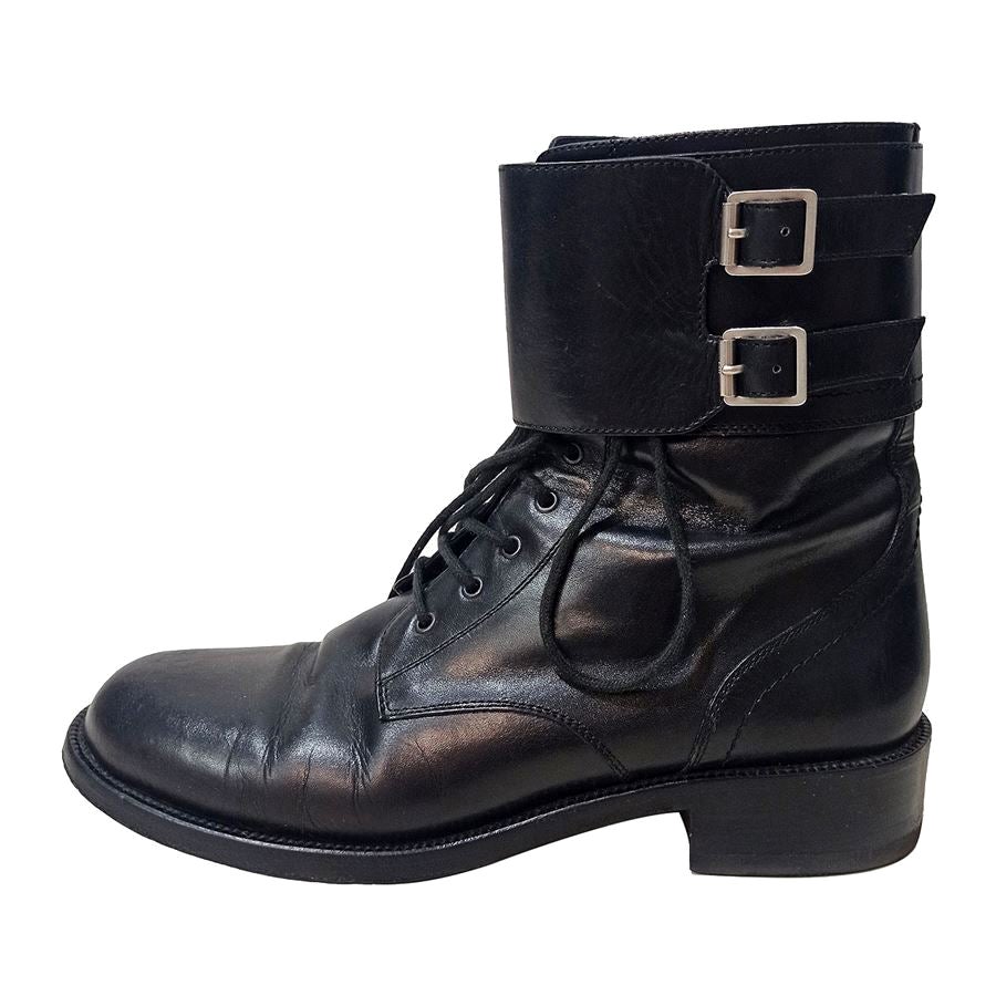 Saint Laurent Leather half boots size 40 For Sale