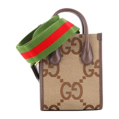 Gucci Vertical Tote Jumbo GG Canvas Mini