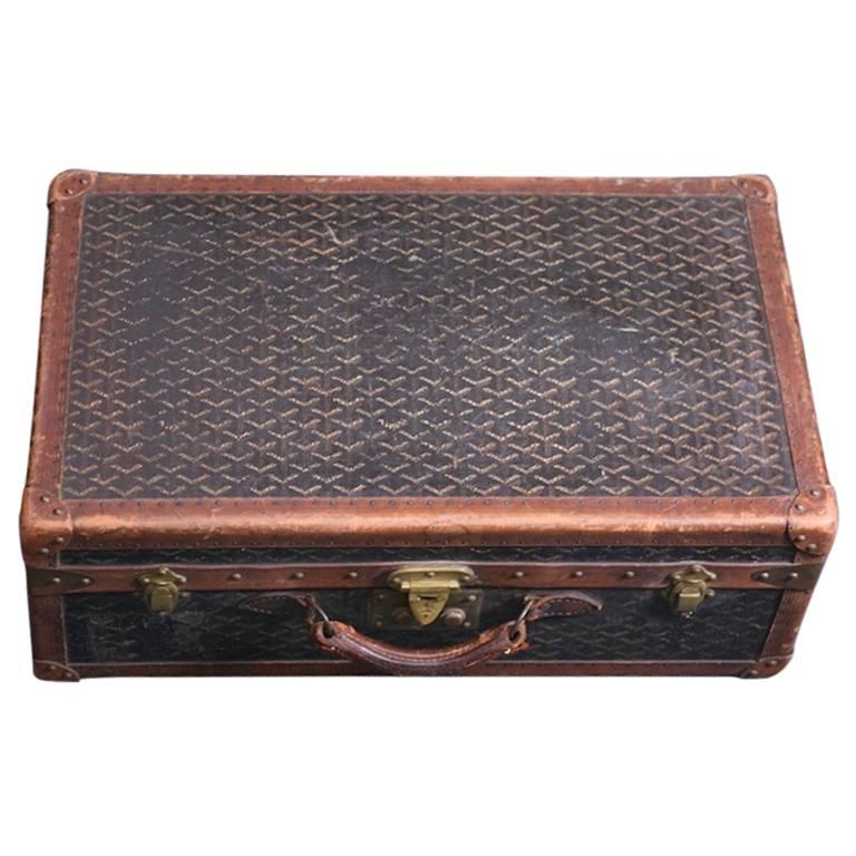 Early Maison Goyard Suitcase