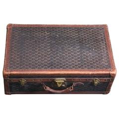 Vintage Early Maison Goyard Suitcase