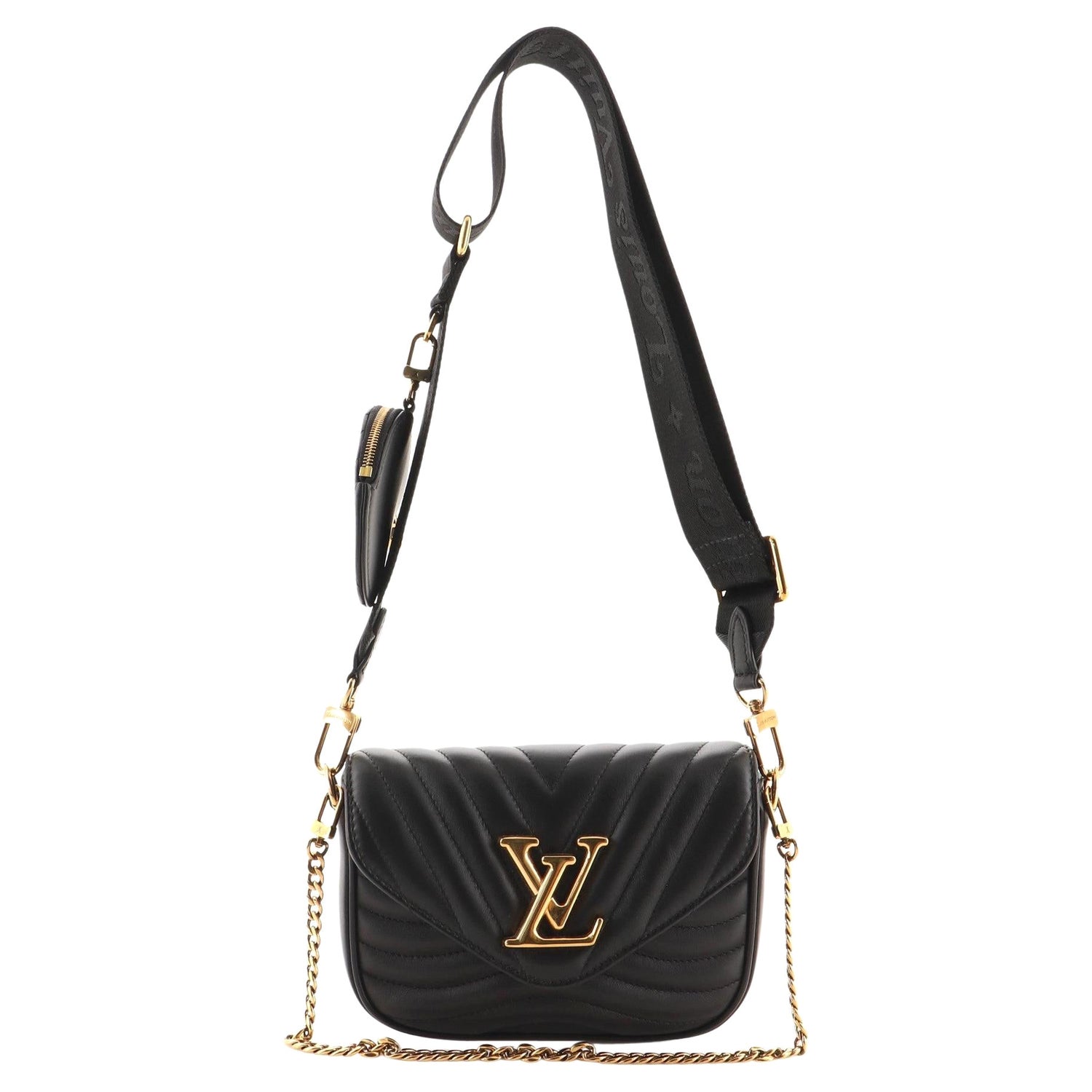 Louis Vuitton New Wave Multi-Pochette M56466-black  Bags, Black louis  vuitton bag, Louis vuitton handbags black