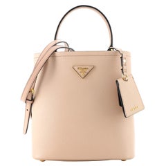 Prada Panier Bucket Bag Saffiano Leather Small