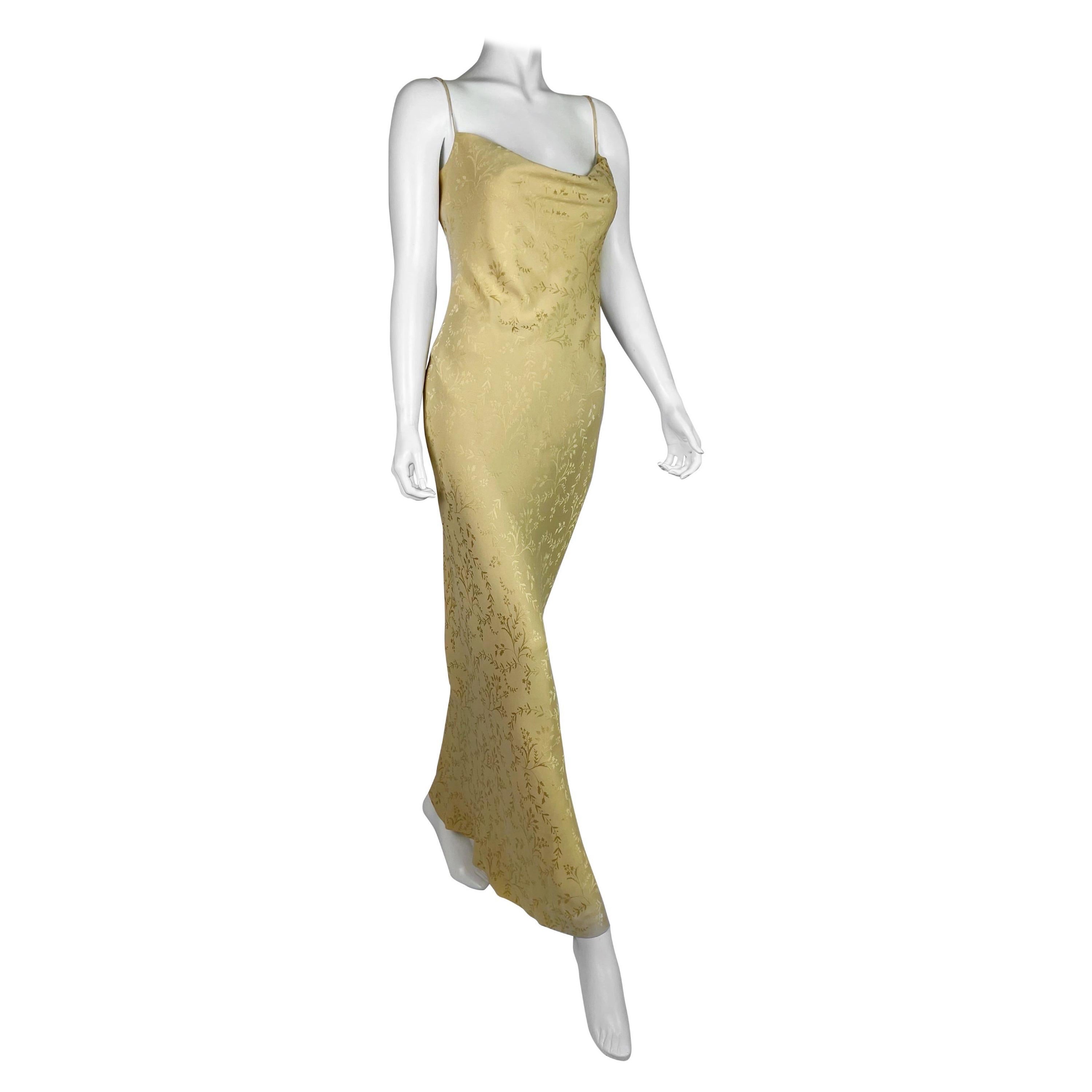 SS 1998 Dior by John Galliano Jacquard Gown For Sale