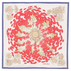 Fleurs et Carlines by Vladimir Rybaltchenko Silk Scarf