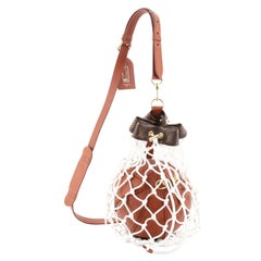 Louis Vuitton LV x NBA Ball in Basket Tasche aus geprägtem Leder mit Monogramm